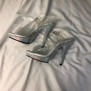 Bling High heels, size 8 never worn